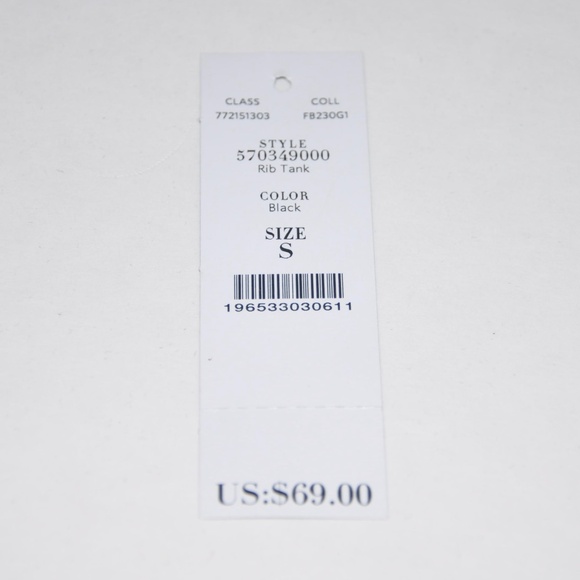 White House Black Market Rib Knit Black Sweater Tank Top Size Small MSRP $69 - Picture 6 of 7